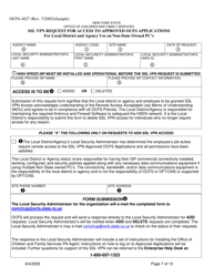 Instructions for Form OCFS-4827 Ssl Vpn Request for Access to Approved Ocfs Applications for Local District and Agency Use on Non-state Owned Pc&#039;s - New York, Page 7