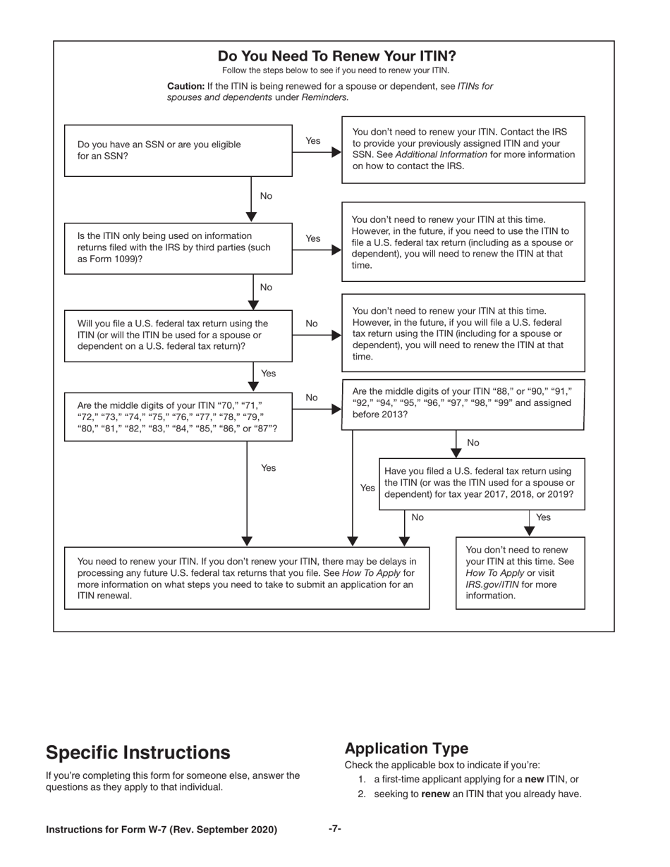 Instructions for IRS Form W-7 Application for IRS Individual Taxpayer Identification Number, Page 7