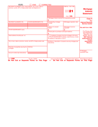 IRS Form 1098 Mortgage Interest Statement, Page 2