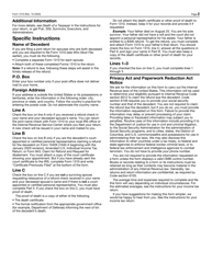 IRS Form 1310 Statement of Person Claiming Refund Due a Deceased Taxpayer, Page 2