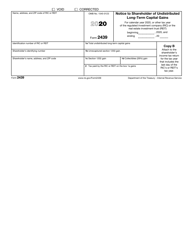 IRS Form 2439 Notice to Shareholder of Undistributed Long-Term Capital Gains, Page 3