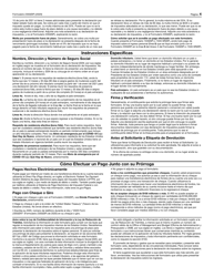 IRS Formulario 2350 (SP) Solicitud De Prorroga Para Presentar La Declaracion Del Impuesto Sobre El Ingreso Personal De Los Estados Unidos (Spanish), Page 4