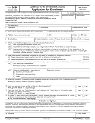 IRS Form 5434 Joint Board for the Enrollment of Actuaries - Application for Enrollment