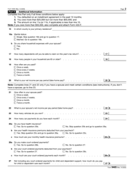 IRS Form 9465 &quot;Installment Agreement Request&quot;, Page 2
