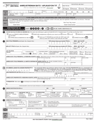 Document preview: Form MV-82BFC Boat Registration/Title Application - New York (English/Creole)