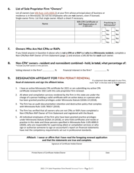 CPA Sole Proprietor Firm Permit Renewal - Minnesota, Page 3