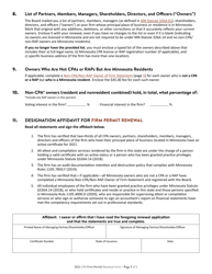 CPA Firm Permit Renewal - Minnesota, Page 3