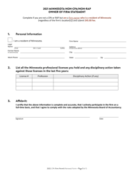 CPA Firm Permit Renewal - Minnesota, Page 6