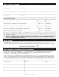 Disabled Homeowners&#039; Exemption Initial Application - New York City (Polish), Page 2