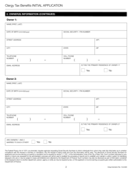 Clergy Exemption Initial Application - New York City, Page 4