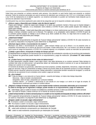 Formulario UB-106A-S Reclamo Semanal Para Beneficios De Seguro Por Desempleo (Ui) - Arizona (Spanish), Page 2