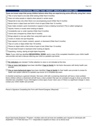 Form GCI-1085A Vision Screening Checklist - Arizona, Page 2