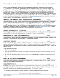 Form FDU113 Civil Rights Annual Training Checklist for Csfp and Tefap - California, Page 3