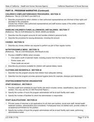 Form LIC9106 Group Home Program Statement - California, Page 17