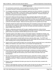 Form SOC154C Agency - Short-Term Residential Therapeutic Program (Strtp) Admission Agreement Child Placed by Agency Into Strtp - California, Page 5
