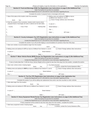 Form BT-1 (State Form 43760) Business Tax Application - Indiana, Page 3