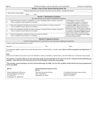 Form BT-1 (State Form 43760) Business Tax Application - Indiana, Page 4