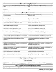 GSA Form 3703 Full-Time Telework Arrangement Analysis Tool, Page 4