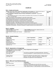 OGE Form 450 Confidential Financial Disclosure Report, Page 7