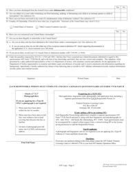 ATF Form 7/7CR (5310.12A/5310.16) Part B Responsible Person Questionnaire, Page 2