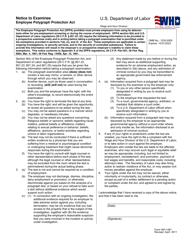 Form WH-1481 &quot;Eppa Notice to Examinee&quot;