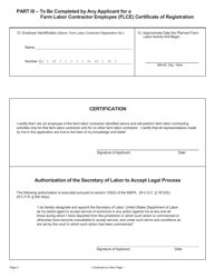 Form WH-530 Application for a Farm Labor Contractor or Farm Labor Contractor Employee Certificate of Registration, Page 5