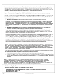 Form WH-530 Application for a Farm Labor Contractor or Farm Labor Contractor Employee Certificate of Registration, Page 7