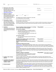 Official Form 309B Notice of Chapter 7 Bankruptcy Case - Proof of Claim Deadline Set (For Individuals or Joint Debtors), Page 2