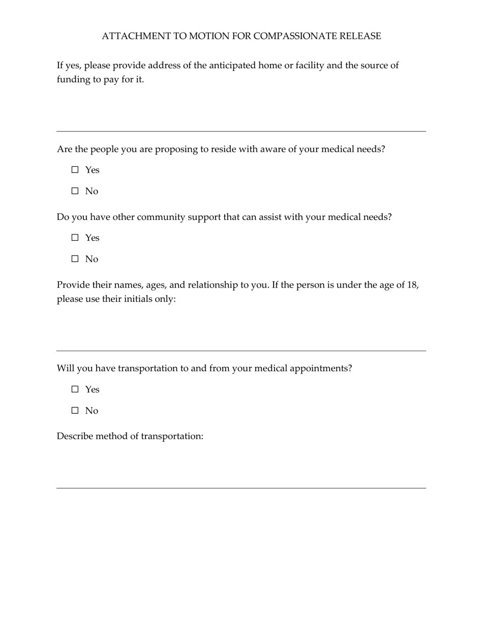 Form AO250 Motion for Sentence Reduction Under 18 U.s.c. Section 3582(C)(1)(A), Page 11