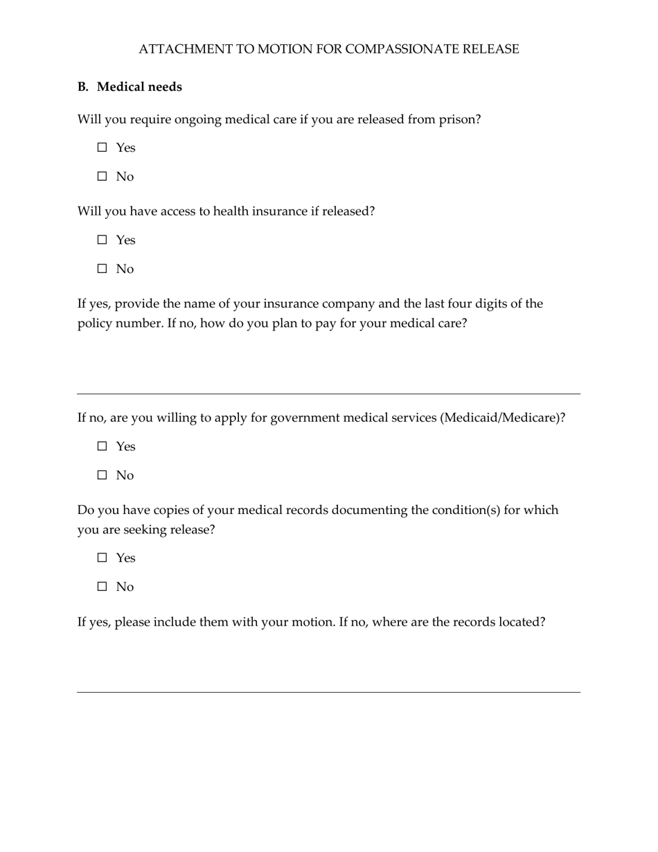 Form AO250 Motion for Sentence Reduction Under 18 U.s.c. Section 3582(C)(1)(A), Page 9
