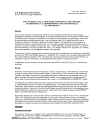 Instructions for Form BOEM-0139 Gulf of Mexico Air Emissions Calculations for Docd&#039;s