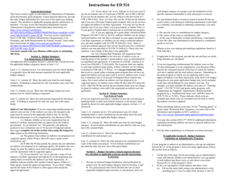 Form ED524 &quot;Budget Information Non-construction Programs&quot;, Page 4