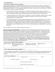 SBA Form 159D &quot;Fee Disclosure Form and Compensation Agreement&quot;, Page 2