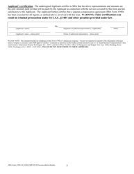 SBA Form 159D &quot;Fee Disclosure Form and Compensation Agreement&quot;, Page 3