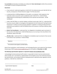 Form 05-21-009 Test Security Agreement Levels 1 &amp; 2 - Alaska, Page 6