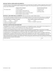 Form 02-1854R Retiree Health Dependent Change - Alaska, Page 2