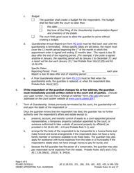 Form PG-400 Order Appointing Full Guardian With Powers of Conservator - Alaska, Page 6