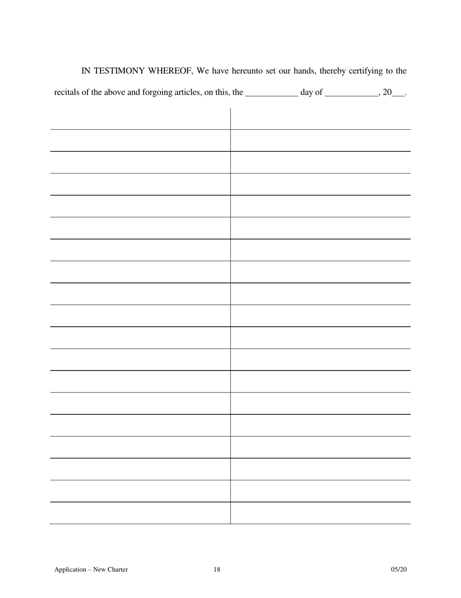 Application for Proposed State Bank Charter - Arkansas, Page 18