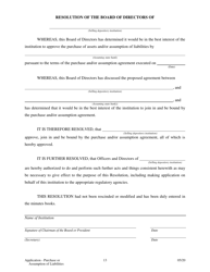 Application - Purchase or Assumption of Liabilities ( 50%) - Arkansas, Page 13