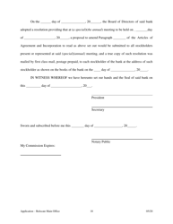 Application to Relocate Main Office - Arkansas, Page 19