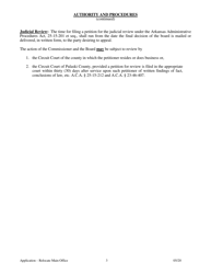 Application to Relocate Main Office - Arkansas, Page 4
