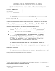 Application to Reorganize and Relocate Bank Charter - Arkansas, Page 24