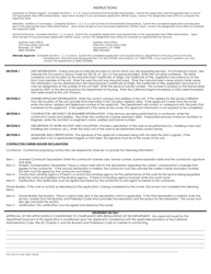 Form HCD MH415 Manufactured Housing Permit Application - California, Page 2