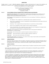 Form HCD MP520 Application for Standard Plan Approval - California, Page 2