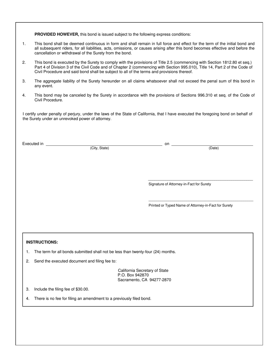 Form Sfsb-910 Download Fillable Pdf Or Fill Online Surety Bond Health 