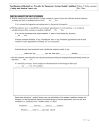 Fmla Certification of Health Care Provider for Employee&#039;s Serious Health Condition - Delaware, Page 3