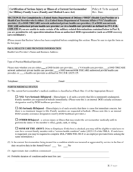 Certification of Serious Injury or Illness of Current Servicemember for Military Family Leave (Family and Medical Leave Act) - Delaware, Page 3