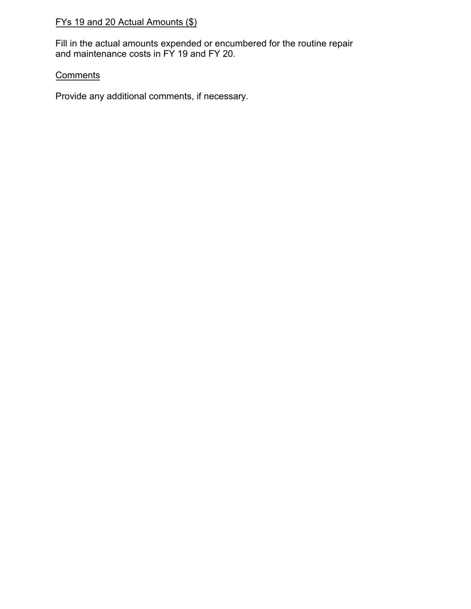 Instructions for Routine Repair and Maintenance Form - Hawaii, Page 2