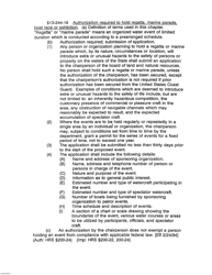 Application for Approval of Marine/Ocean Waters Event - Oahu, Hawaii, Page 2