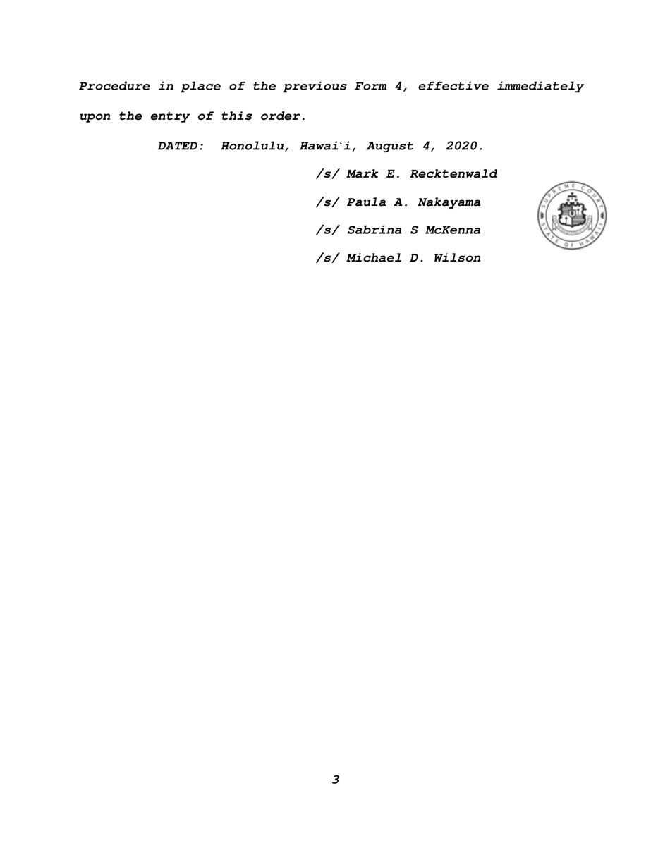 Form 4 Declaration to Accompany Motion for Leave to Appeal in Forma Pauperis - Hawaii, Page 3